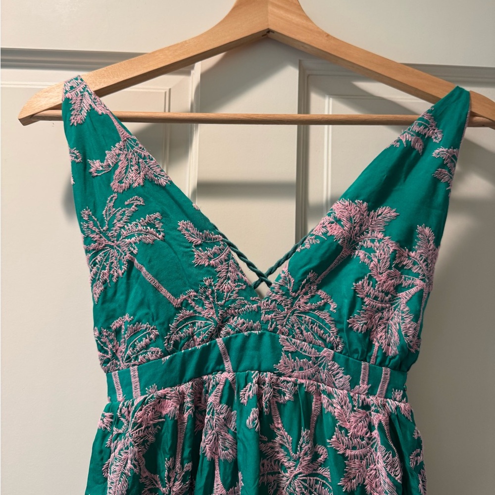 Maaji Teal and Lilac Beachy Maxi Dress - Picture 2 of 5